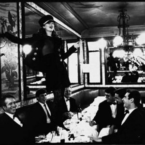 Kate Moss at Cafe Lipp, Paris II