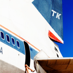Tony Kelly, Elizabeth 4, Plane, Woman, Legs, Color, Colour, blue, red, high heels