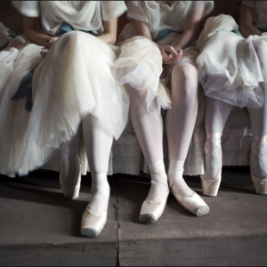 Gérard Uféras, Bolshoi Corps de Ballet, Closeup, Fine Art Photography, Limited Edition, Ballet, Dancers, Ballerinas, Tutu, Pointe Shoes, Tulle, Color, Color Photography, Backstage Photography