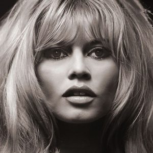 Douglas Kirkland, Brigitte Bardot, Vintage, Icon, Portrait, Celebrity, Actress, Woman, Closeup, black and white, limited edition, fine art photography