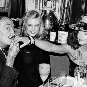 Salvador Dalí, Janet Daly and a Recipient of a Kiss, New York, 1979