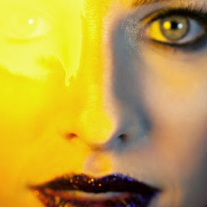 CLoseuo portrait of a model in