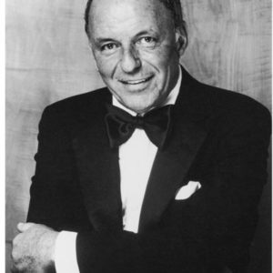 Frank Sinatra by Terry O'Neill, portrait of the singer in a suit