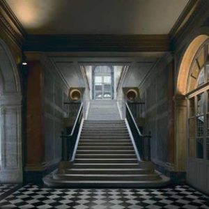 Escalier Louis-Philippe by Robert Polidori, baroque interior with staircase and checkerboard Floor