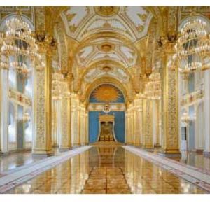 St Andrewʼs Room, Throne Chair Kremlin Moscow, Russia, 2005