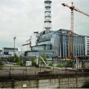 Sarcophagus over the Unit 4 Reactor, industrial architecture
