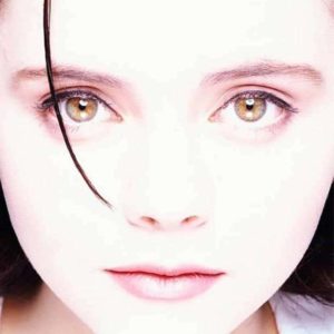 Christina Ricci by Terry O'Neill, closeup portrait of the actress