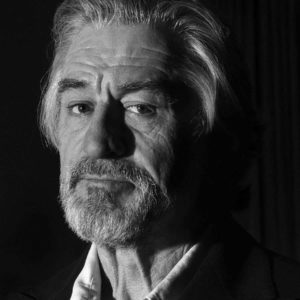 Robert DeNiro by Timothy White, black and white portrait of the actor