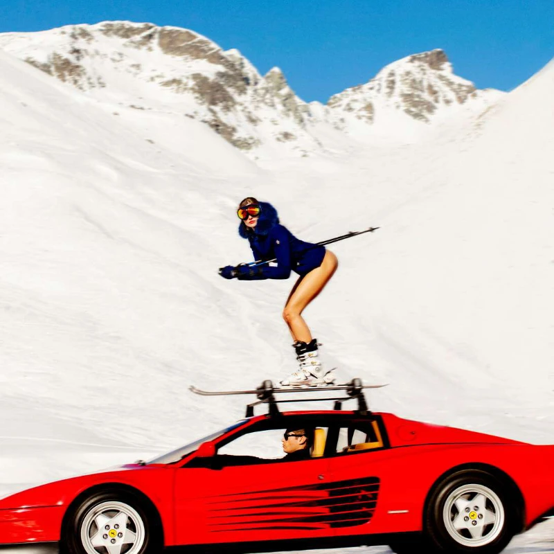 Tony Kelly, Off-Piste, Car, Mountains, Snow