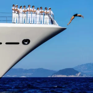 Tony Kelly, She Dives Me Crazy, Ocean, Boat, Yacht, Summer, Woman, Luxury, Water