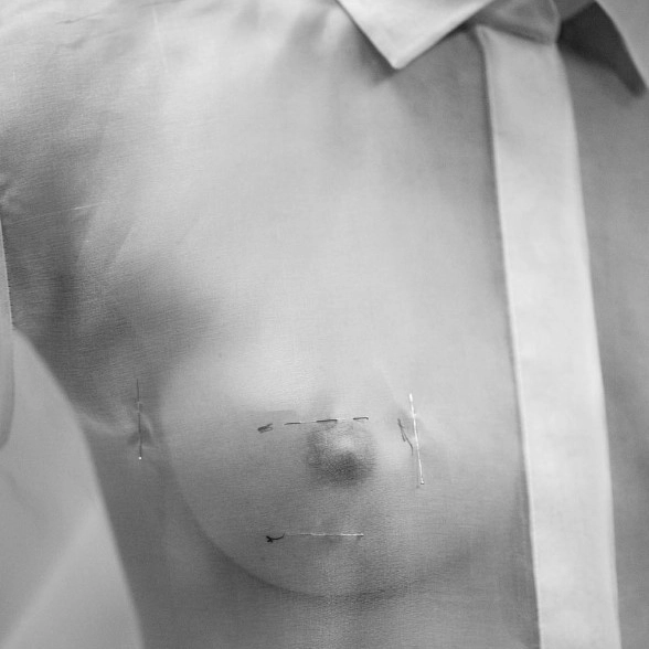 Gérard Uféras, Dior, Haute Cotoure, Nude, Needles, Fashion, Backstage