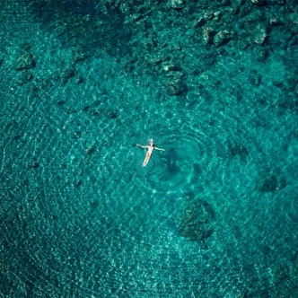 David Drebin, Floating Dreams, Ocean, Water, Nude, Swimming