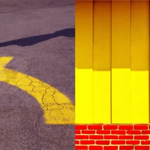 Guido Argentini, Coming Home, Yellow, Red, Color, Woman, Legs, Heels