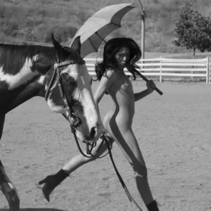 Sylvie Blum, Horses, Nude, Model, Horse, Animal, Western