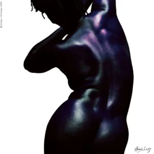 Howard Schatz, Back Study, Christal Brown, Nude, Back, Skin, Color, Light, Closeup, Woman, Body