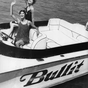 Ellen von Unwerth, Christy Turlington and Linda Evangelista, Bullit, Boat, Ocean, Summer, Sun, Holiday