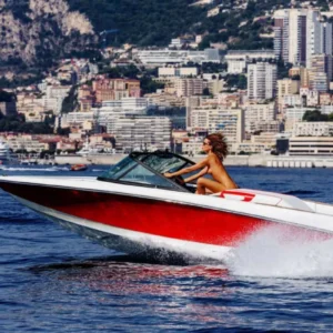 Tony Kelly, Speedboat, Ocean, Monaco, Water, Woman, Model, Nude, Color, Colour