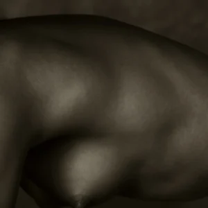 Albert Watson, Anouk Dirske, Nude, Colseup, black and white, chest, model, woman, nude