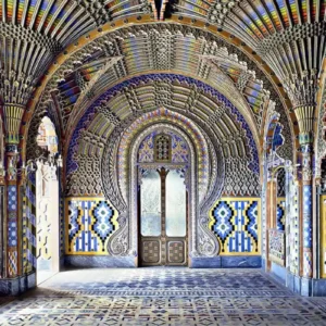 Massimo Listri, Sammezzano, Interior, Castello, Tuscany, grand interior, islamic architecture, ornamental, grand architecture, architecture, historic, massimo listri photography, fine art photography, limited edition, color, color photography