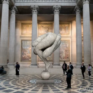 Sculpture #117, Pantheon Paris, Howard Schatz, Baroque, Interior, Nude, Body, Museum, Bodyknot