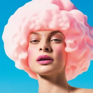 Rankin, Rankin Photography, Cotton Candy, Portrait, Surrealsim, Pink, blue, Color, Model, COlor Photography, limited edition, Fine art photography, print
