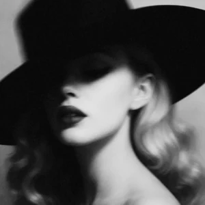 Tyler Shields fine art photography, "TS 13" Tyler Shields, Tyler Shields black and white photography, cinematic portrait photography, vintage Hollywood glamour photography, film noir inspired fine art, hat silhouette portrait photography, mysterious female portrait art, classic beauty fine art photography, minimalist black and white portrait, dramatic shadow portrait photography, surreal portrait photography, fashion fine art portrait, iconic cinematic imagery, contemporary fine art photography, gallery-grade fine art photography, collectible contemporary photography, museum-quality photographic print, Tyler Shields limited edition print, Tyler Shields collectible fine art print, timeless portrait photography for collectors